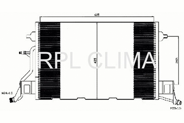 Condenser, air conditioning (APCDAU0023)