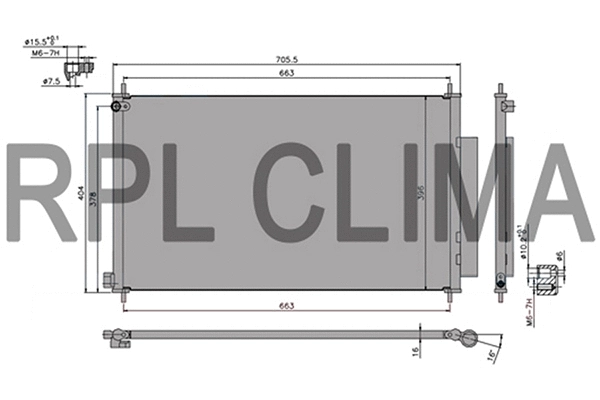 Condenser, air conditioning (APCDHO5040)