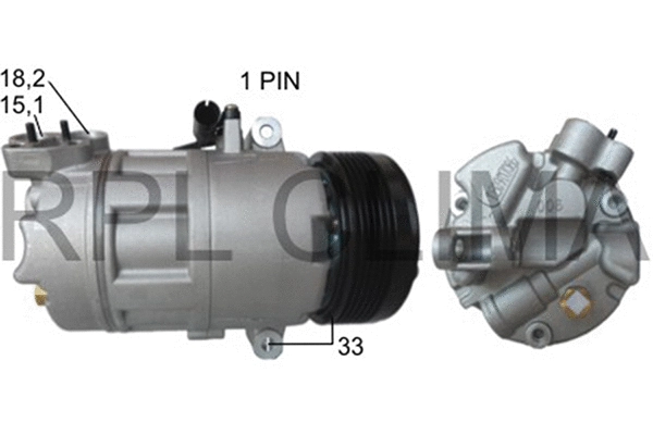 Compressor, air conditioning (APCOBW5032)