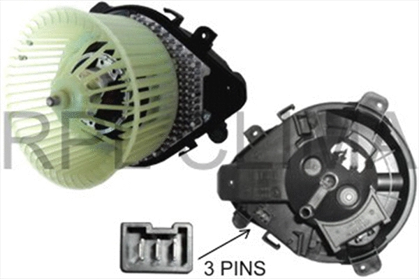 Electric Motor, interior blower (APVTCI0013)
