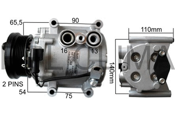 Compressor, air conditioning (APCOJG5009)