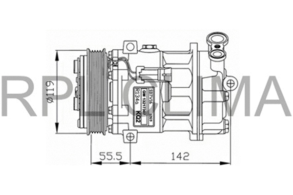 Compressor, air conditioning (APCOOP0048)