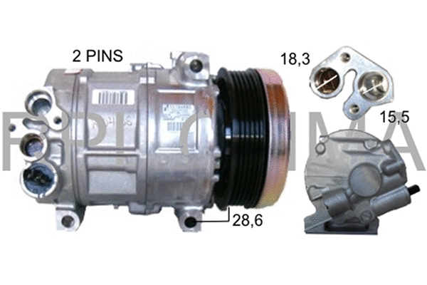Compressor, air conditioning (APCOFT0039)