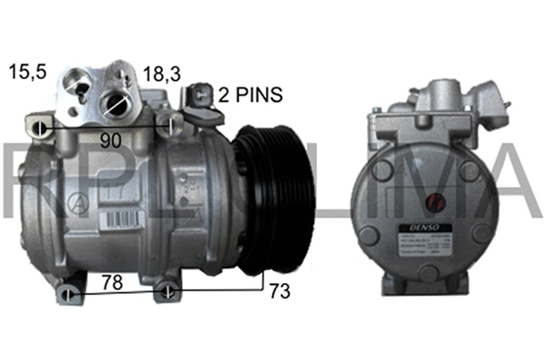 Compressor, air conditioning (APCOLR0006)