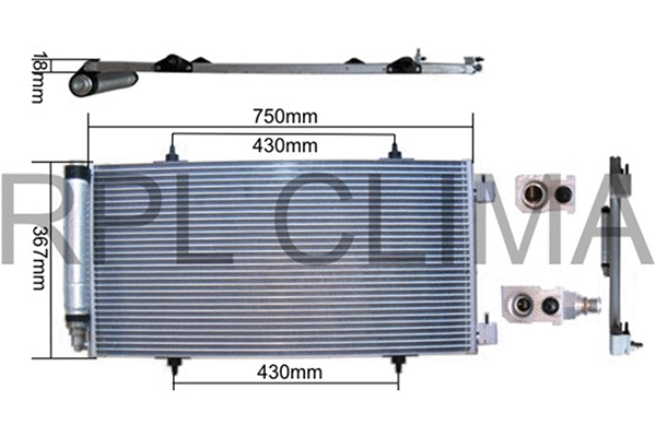 Condenser, air conditioning (APCDCI0047)