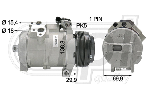 Compressor, air conditioning (APCOBW5041)
