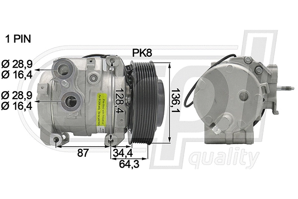 Compressor, air conditioning (APCOMB5069)