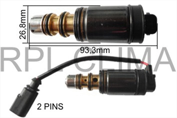 Control Valve, air conditioning compressor (APVPND1007)