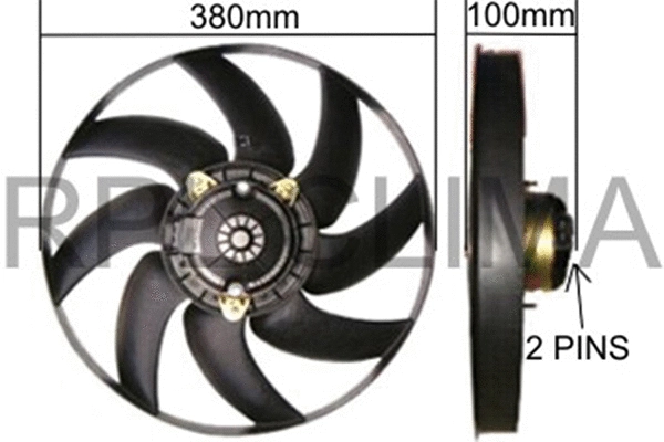 Fan, engine cooling (APELRE0026)