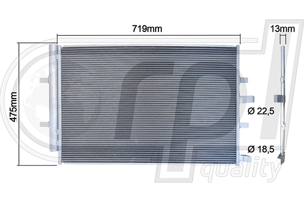 Condenser, air conditioning (APCDFD5054)