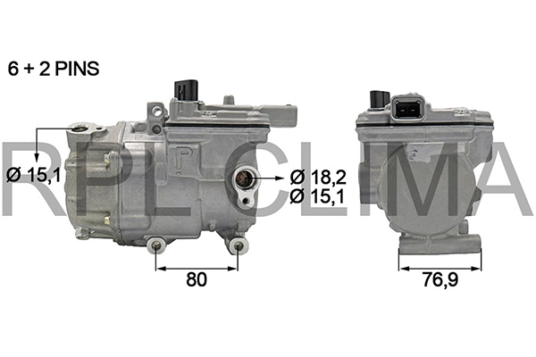 Compressor, air conditioning (APCOTO0063)