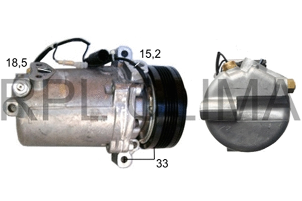 Compressor, air conditioning (APCOBW0022)