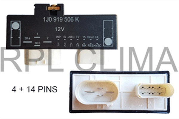 Control Unit, air conditioning (APRSVW5008)