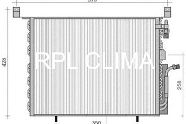 Condenser, air conditioning (APCDMB0033)