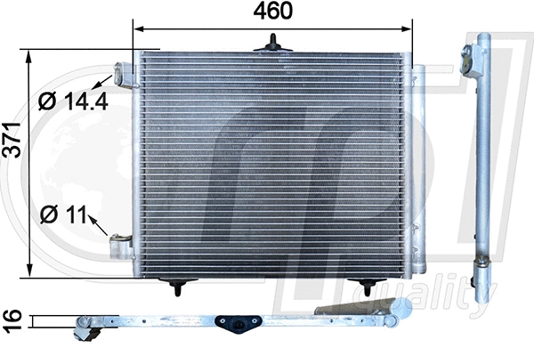 Condenser, air conditioning (APCDCI5033)