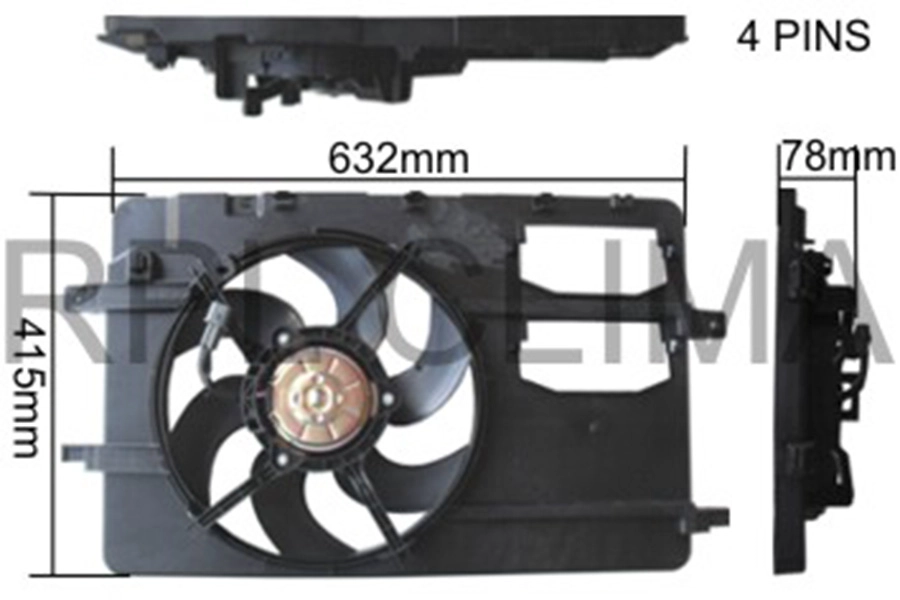 Fan, engine cooling (APELMI0012)