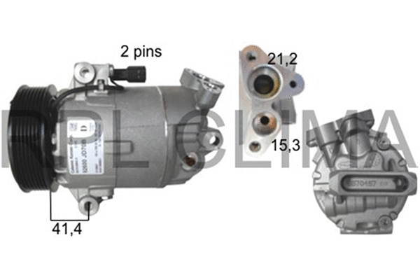 Compressor, air conditioning (APCONI0054)