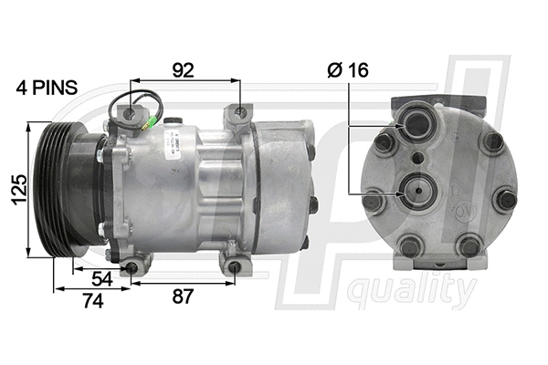 Compressor, air conditioning (APCORE5023)