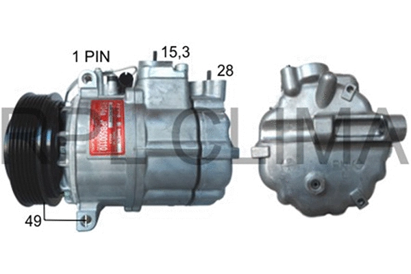 Compressor, air conditioning (APCOLR0017)