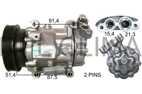 Compressor, air conditioning (APCORE0067)