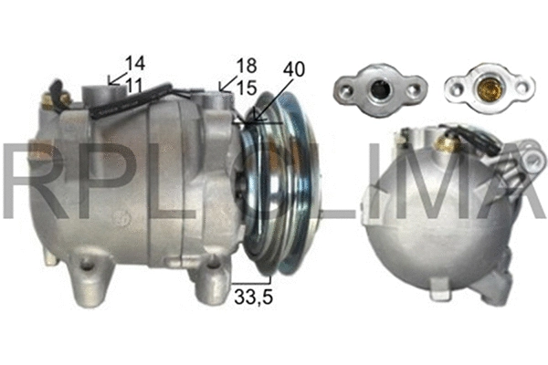 Compressor, air conditioning (APCONI0008)