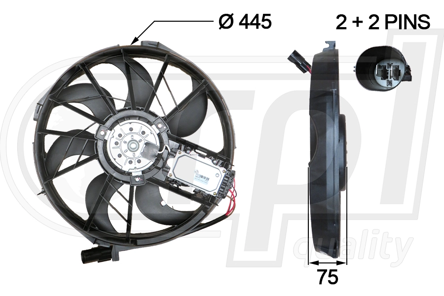 Fan, engine cooling (APELMB5013)