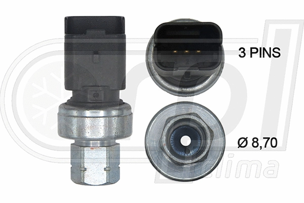 Pressure Switch, air conditioning (APPRCI0011)