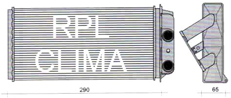Heat Exchanger, interior heating (APCHFT1021)