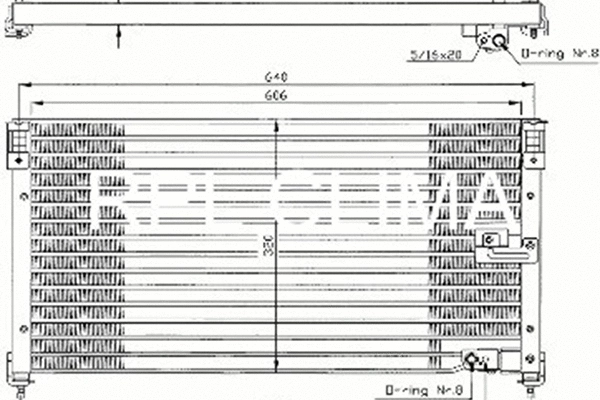 Condenser, air conditioning (APCDHO0008)