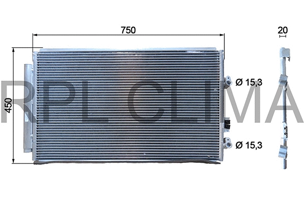 Condenser, air conditioning (APCDMI5031)