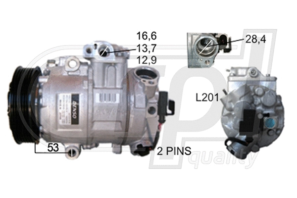 Compressor, air conditioning (APCOVW5017)