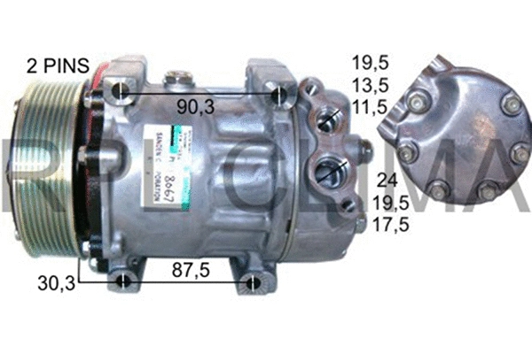 Compressor, air conditioning (APCOSC0003)