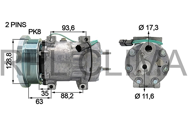 Compressor, air conditioning (APCOCT0019)
