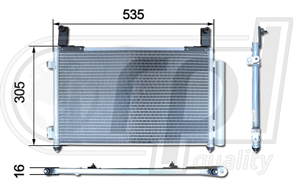 Condenser, air conditioning (APCDDW5015)
