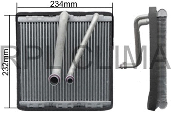 Evaporator, air conditioning (APEVVW0010)