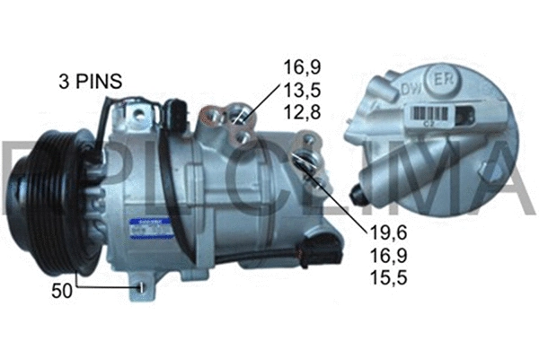 Compressor, air conditioning (APCOHY5060)