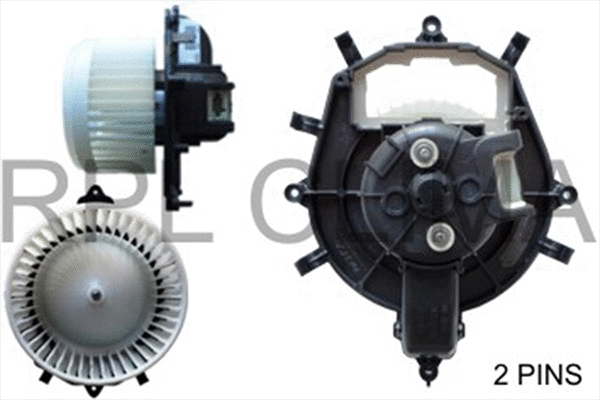 Electric Motor, interior blower (APVTCI0040)