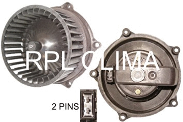 Electric Motor, interior blower (APVTVW0007)