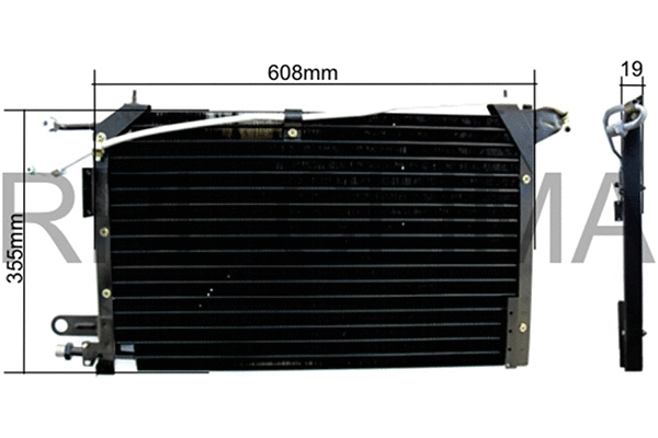 Condenser, air conditioning (APCDVW0001)