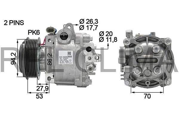 Compressor, air conditioning (APCOOP0068)