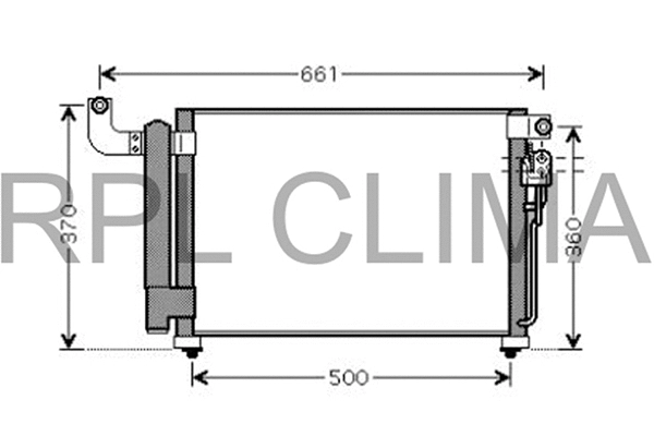 Condenser, air conditioning (APCDKI0033)