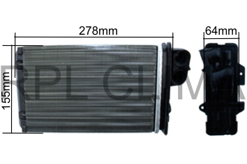 Heat Exchanger, interior heating (APCHCI1019)
