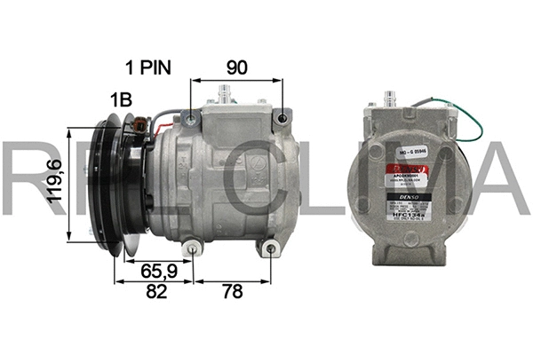 Compressor, air conditioning (APCOKM0001)