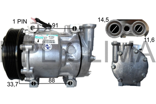 Compressor, air conditioning (APCOAR0013)