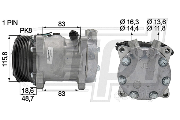 Compressor, air conditioning (APCOMN5002)