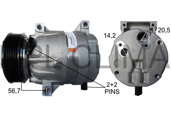 Compressor, air conditioning (APCORE0053)