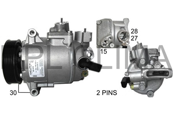 Compressor, air conditioning (APCOVW0021)