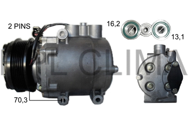 Compressor, air conditioning (APCOFD0032)