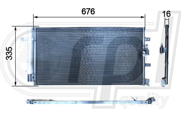 Condenser, air conditioning (APCDAU5032)