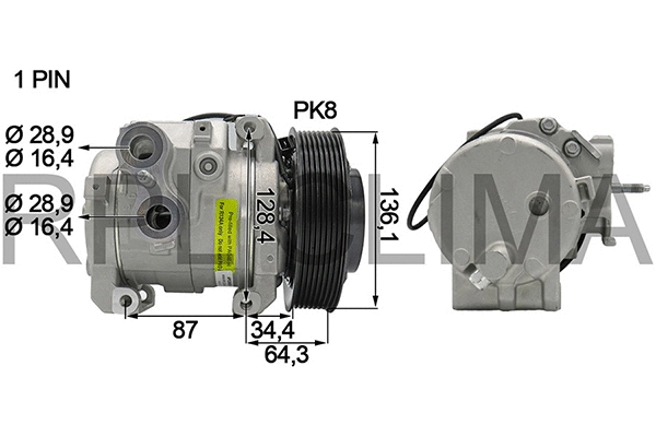 Compressor, air conditioning (APCOMB0069)